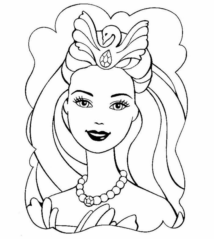 Thỏa sức sáng tạo với tranh tô màu công chúa barbie cho bé