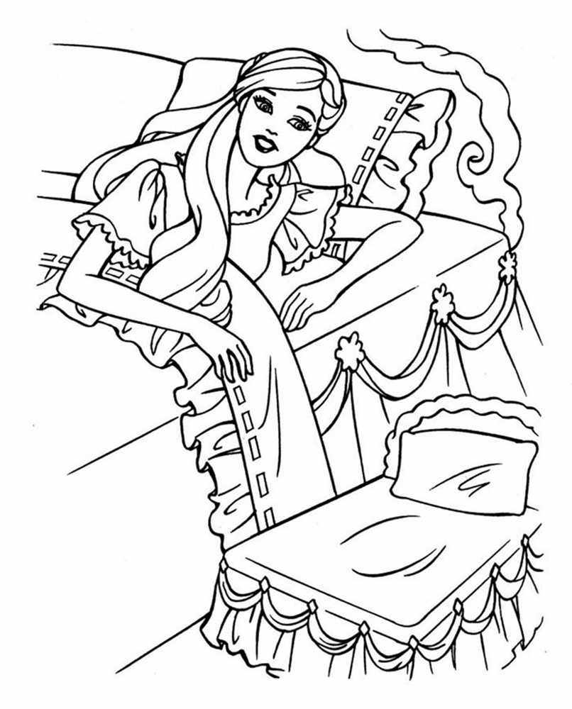 Khám phá màu sắc vui nhộn cùng tranh tô màu barbie cho bé