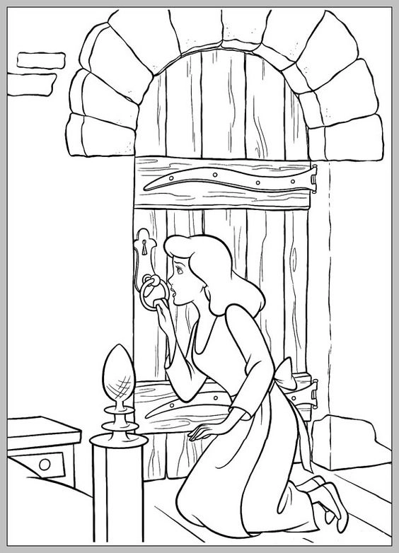 Thỏa sức tưởng tượng với tranh tô màu công chúa lọ lem Anna