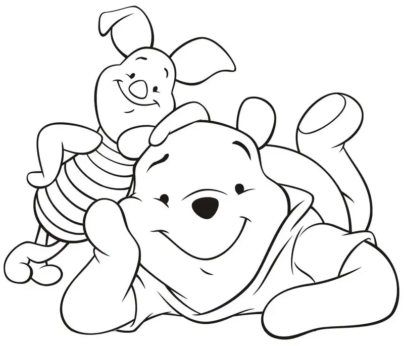  Khám phá bộ sưu tập tranh tô màu gấu Pooh mới nhất 