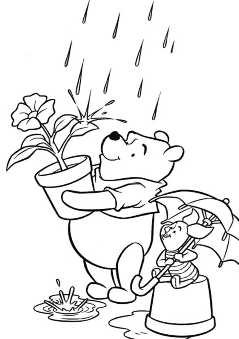 Khám phá bộ tranh tô màu pooh đa dạng cho bé yêu