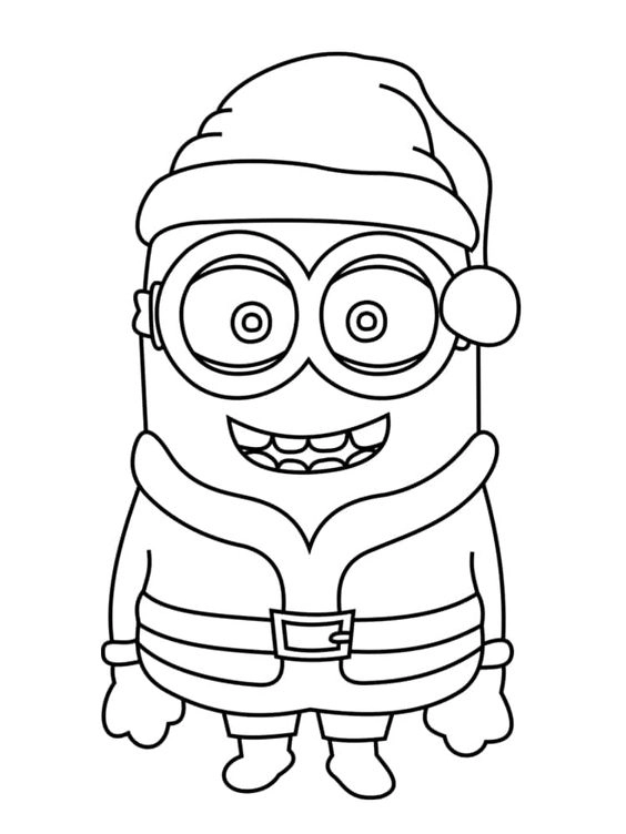 Chọn tranh tô màu minion cho bé dễ in miễn phí