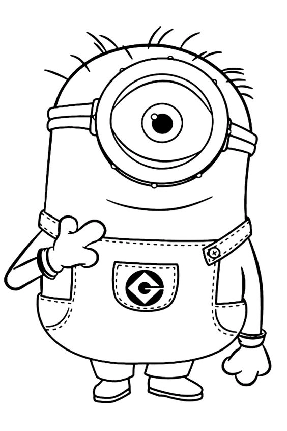 Khám phá tập tô màu minion thú vị cho trẻ nhỏ