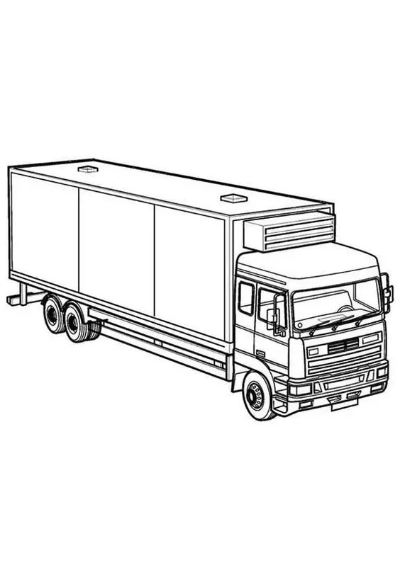 Sáng tạo cùng tranh tô màu xe tải ben cho bé học hỏi