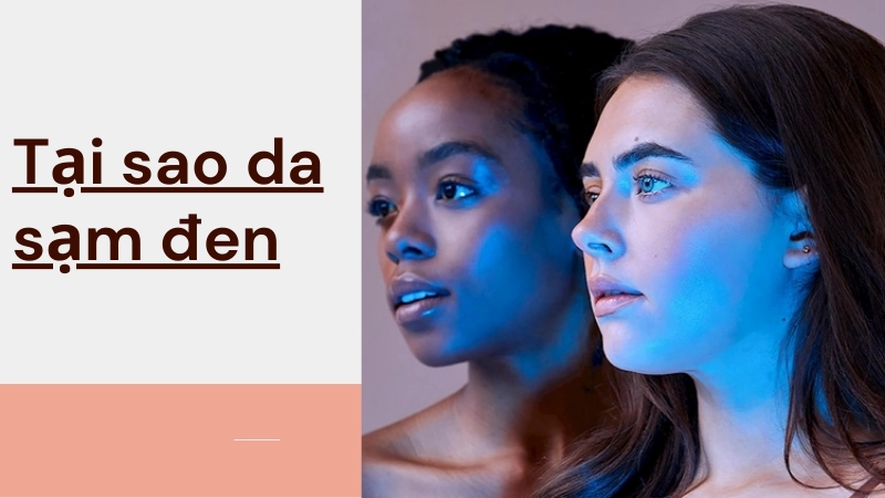 Làn da bị sạm đen và lão hóa do ánh sáng xanh điện thoại