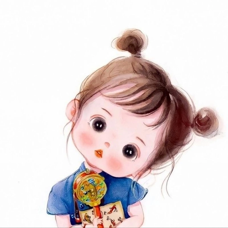 Mẹ và con gái chibi ấm áp dễ thương nhất