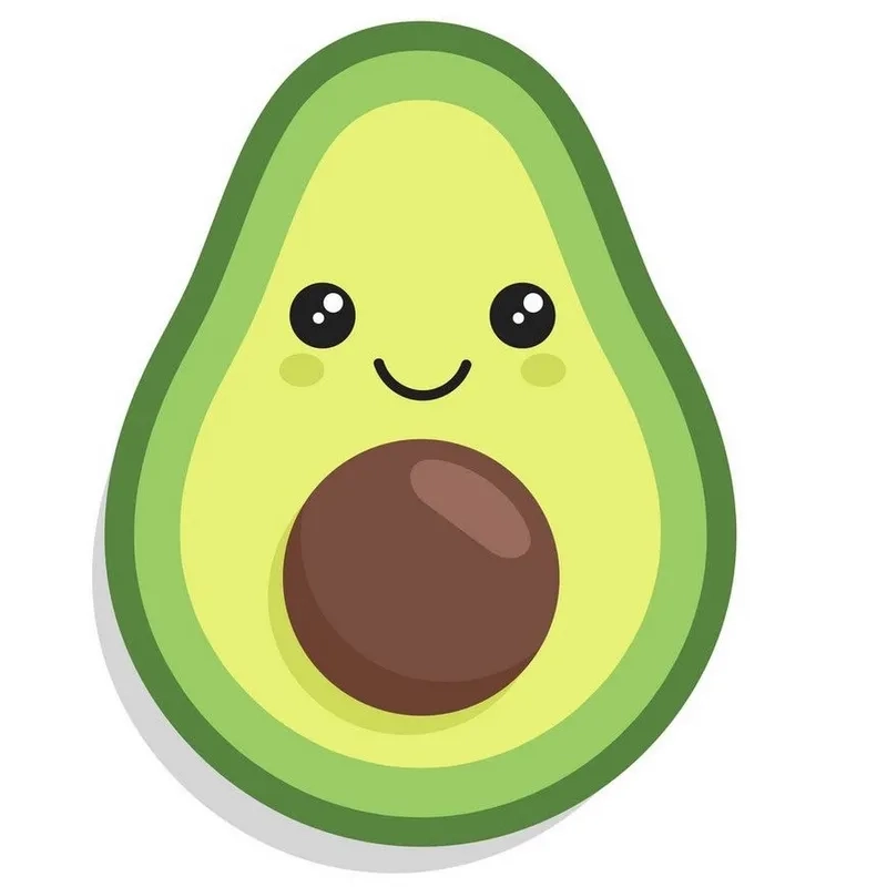 Hình ảnh quả bơ sáp ngon lành dễ thương