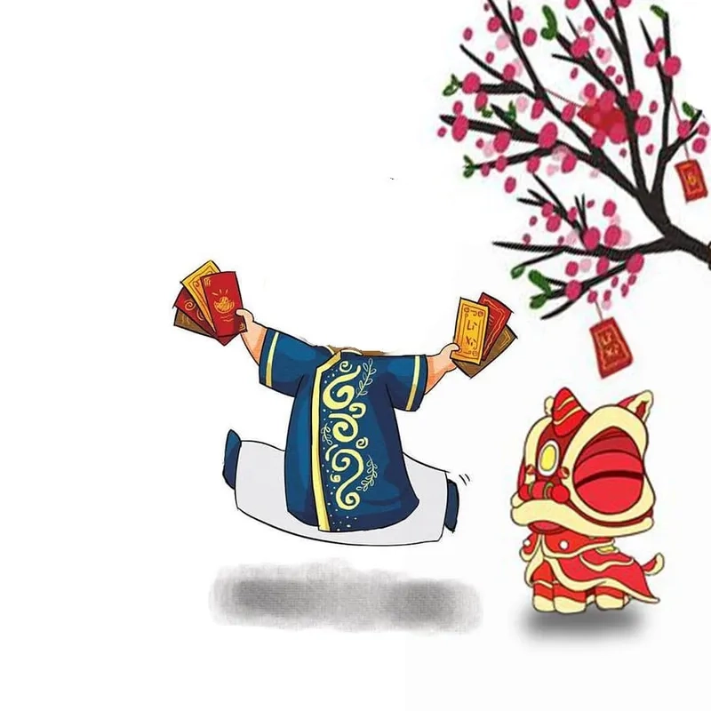 Hình ảnh đại diện tết đỏ rực vui tươi