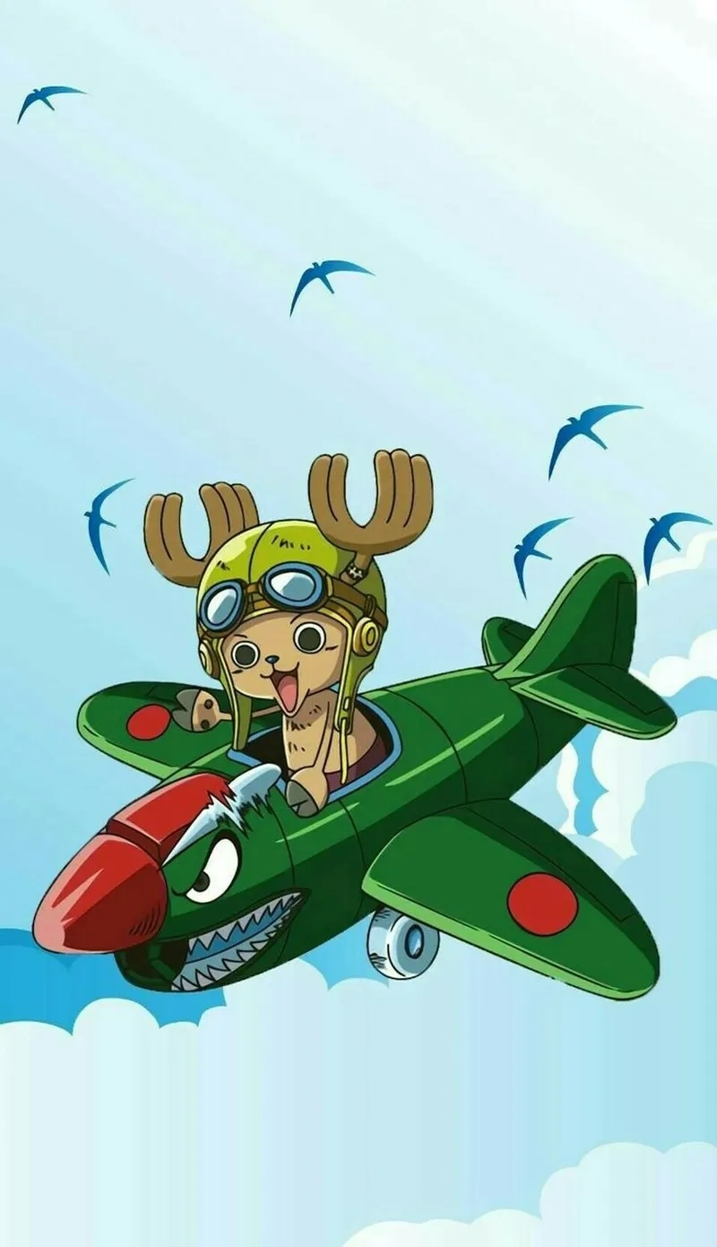 Chopper ăn trái hito hito biến hình cute
