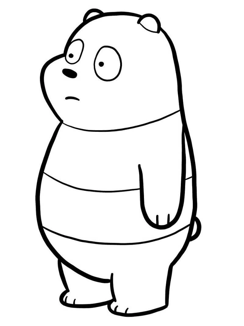 Gấu pooh tô màu vàng óng dễ thương mê mẩn