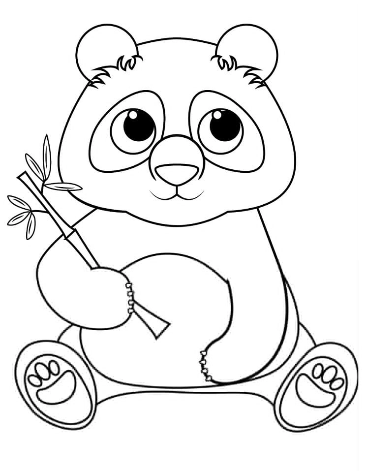 Bé tô màu con gấu lông xù siêu dễ thương