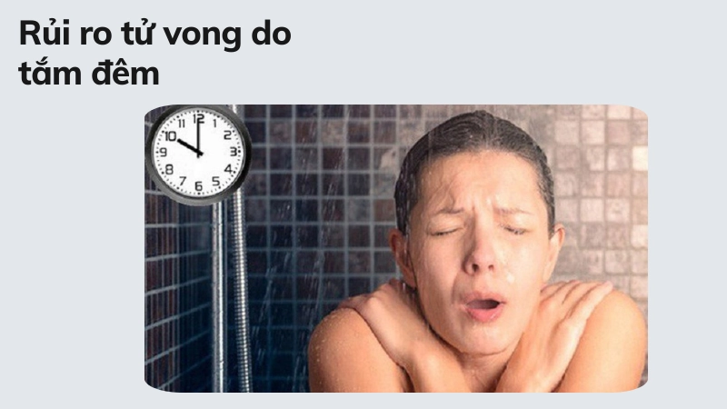  Cảnh báo đột quỵ do tắm đêm và những hệ lụy khôn lường 