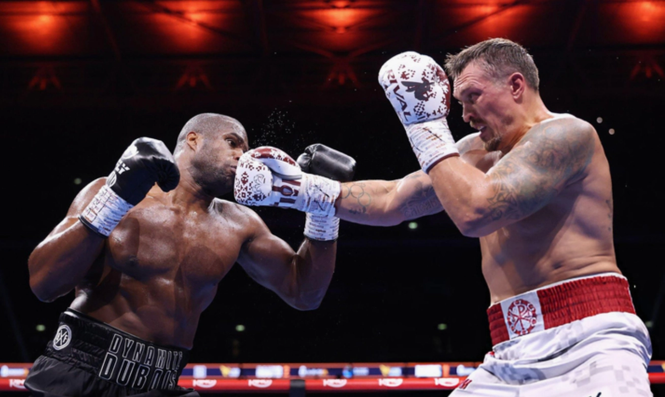 Ảnh chụp màn hình hiển thị thông tin về Oleksandr Usyk