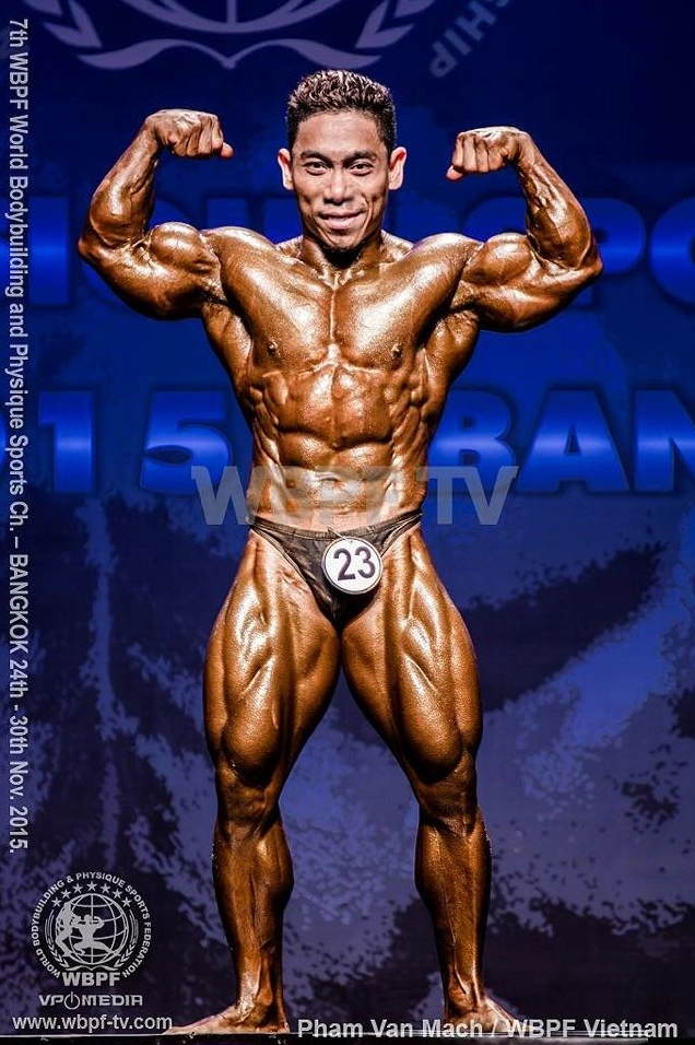 Cơ bắp cuồn cuộn của Phạm Văn Mách Tiểu sử Phạm Văn Mách