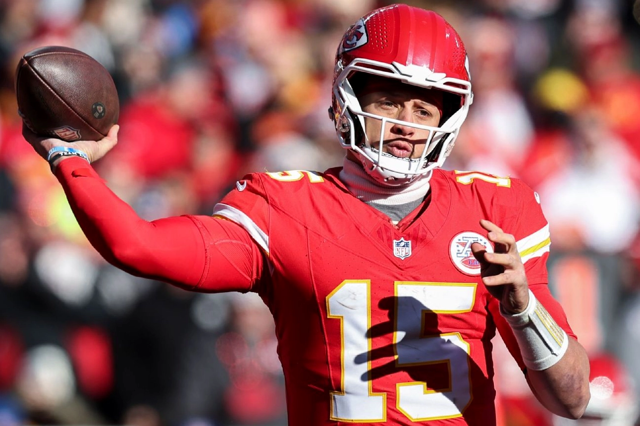 Patrick Mahomes và một số đồng đội của Chiefs
