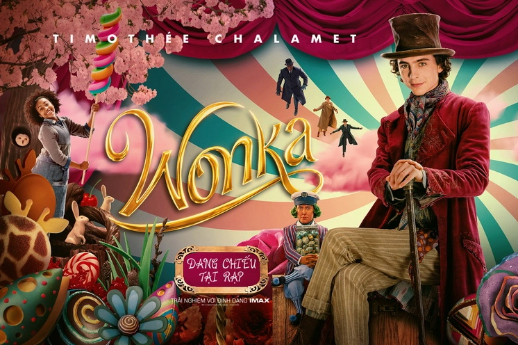 Timothée Chalamet trong vai Wonka