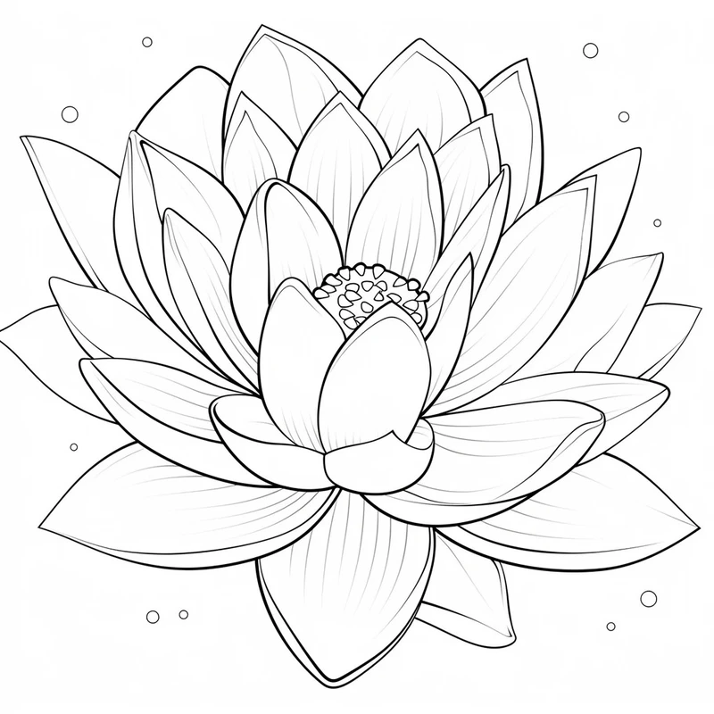 Khám phá tranh tô màu hoa sen truyền thống cực ý nghĩa