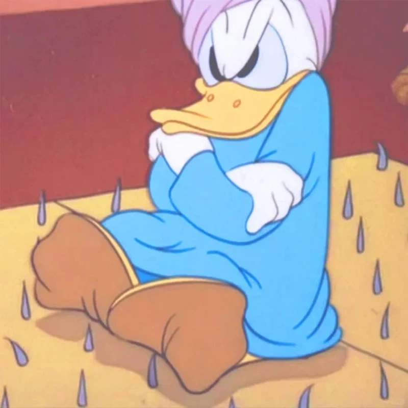 Thư giãn cuối ngày với vịt donald meme giải trí siêu hài