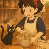 Bộ ảnh avatar ghibli phong cách hoạt hình siêu đáng yêu