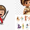 Khám phá bộ sưu tập chibi nhân vật thần thoại Hy Lạp cực đáng yêu 2026
