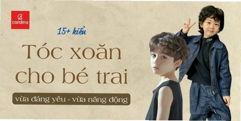15+ Kiểu Tóc Xoăn Cho Bé Trai Vừa Đáng Yêu Vừa Năng Động