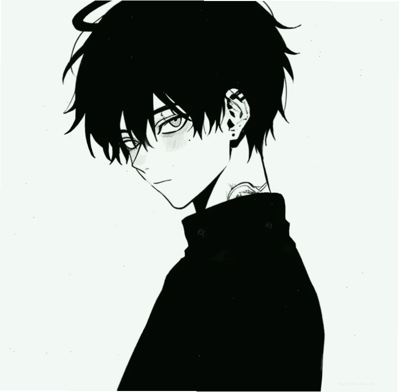 Ảnh anime boy lạnh lùng đeo khẩu trang, toát lên vẻ bí ẩn và phong cách