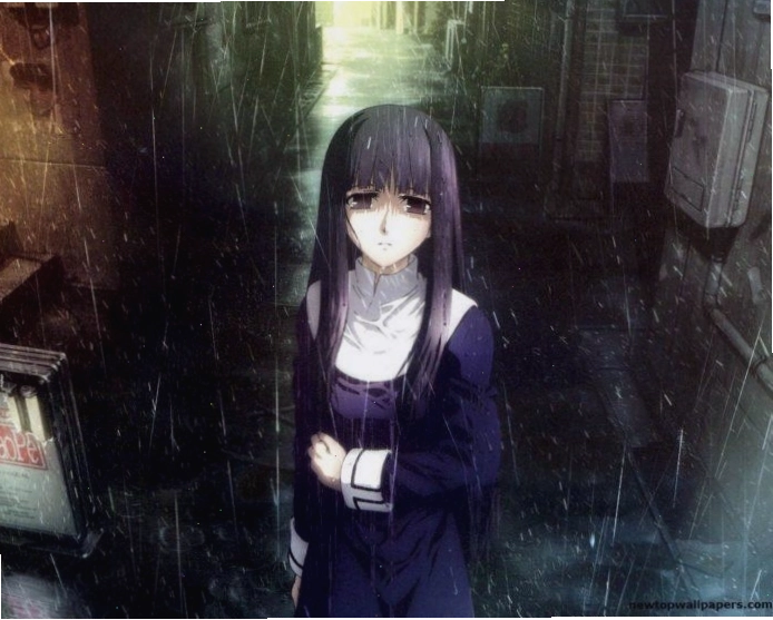 Ảnh buồn anime nam ngồi một mình