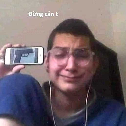 Ảnh meme bất lực hài hước thể hiện sự bất lực