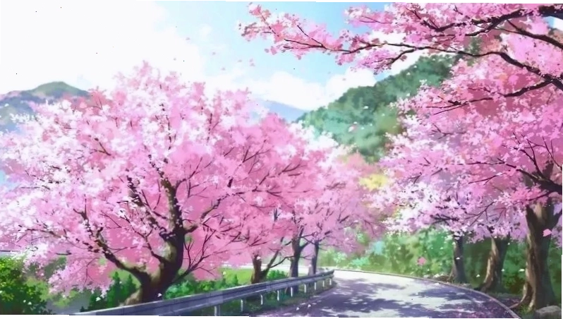 Ảnh phong cảnh anime 4K độ phân giải cao, rõ nét ấn tượng