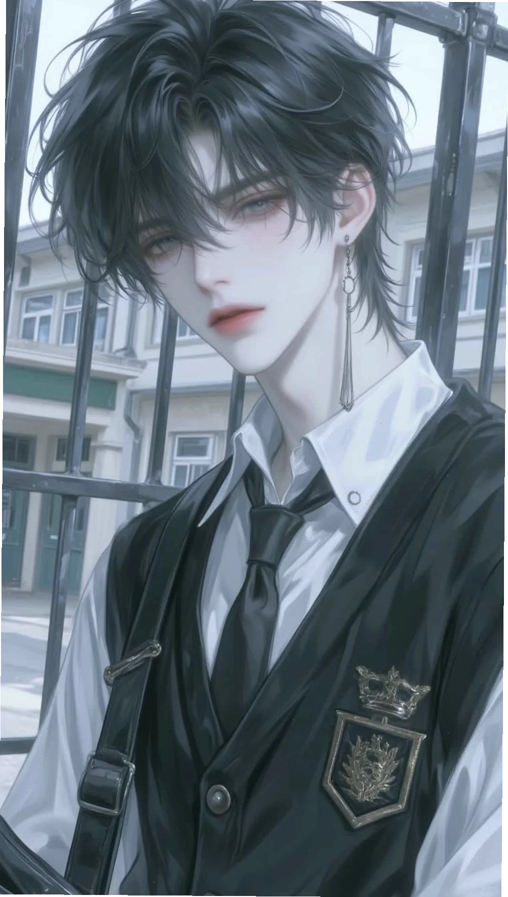 Ảnh trai đẹp anime cá tính với phong cách ngầu