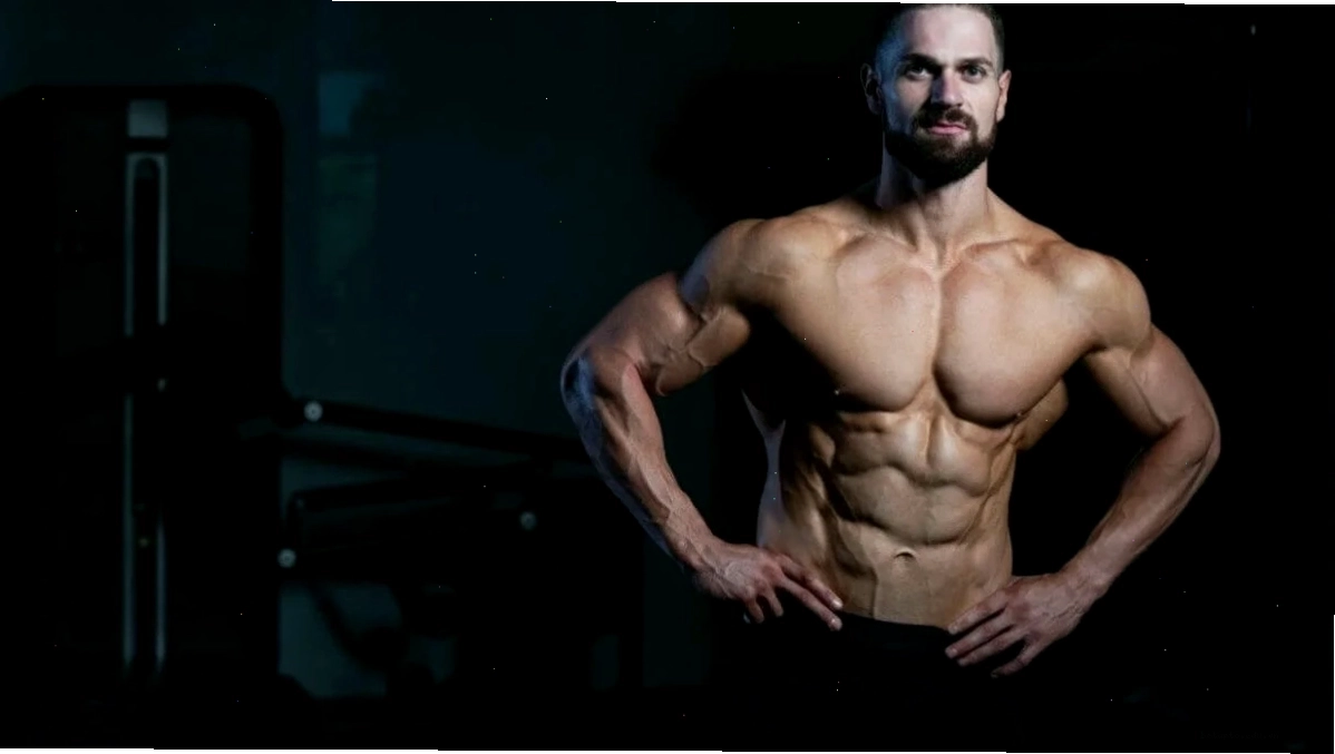 Ảnh trai đẹp sáu múi tập gym, cơ bụng nổi rõ