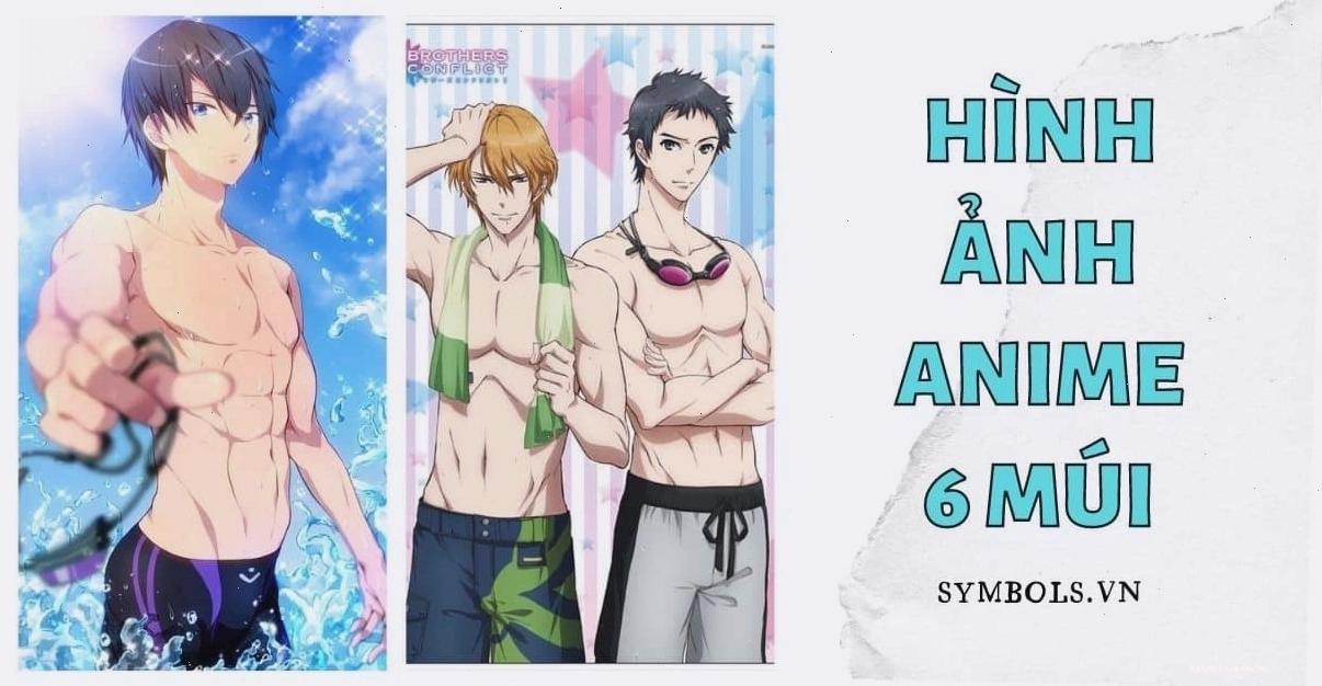 Anime boy đẹp trai 6 múi với thân hình săn chắc và phong thái ngầu
