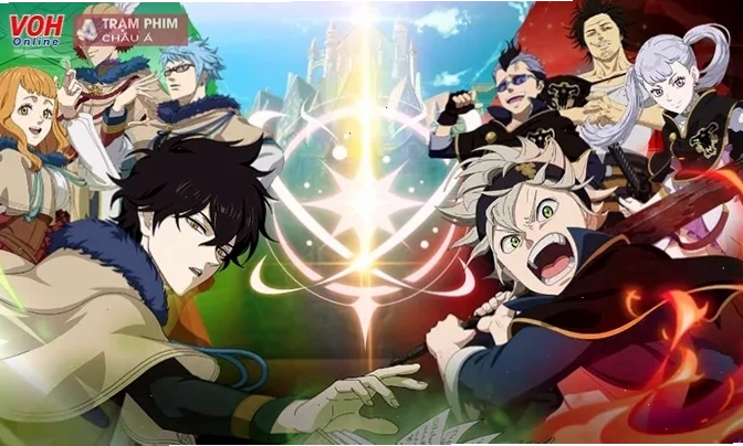 Anime fantasy Black Clover với thế giới phép thuật đầy màu sắc