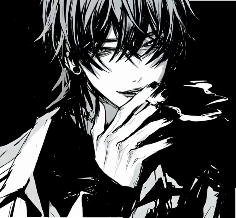 Anime nam với nét vẽ mềm mại nhưng vẫn toát lên vẻ ngầu