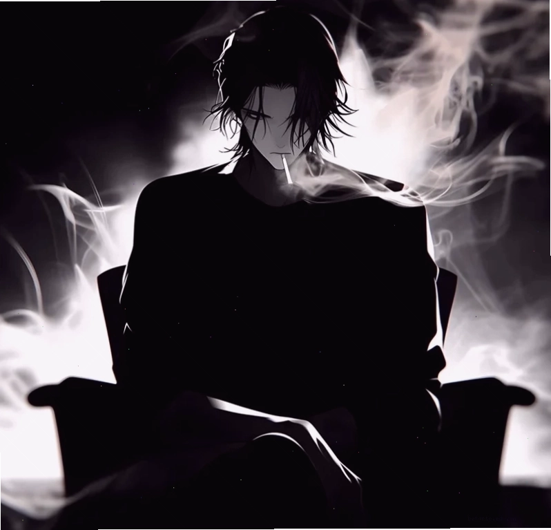 Anime nam với phong cách mạnh mẽ, dáng đứng vững chãi