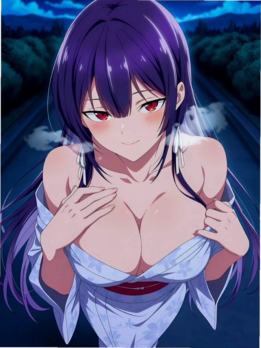 Anime ngực bự với gương mặt ngây thơ và vóc dáng rực lửa