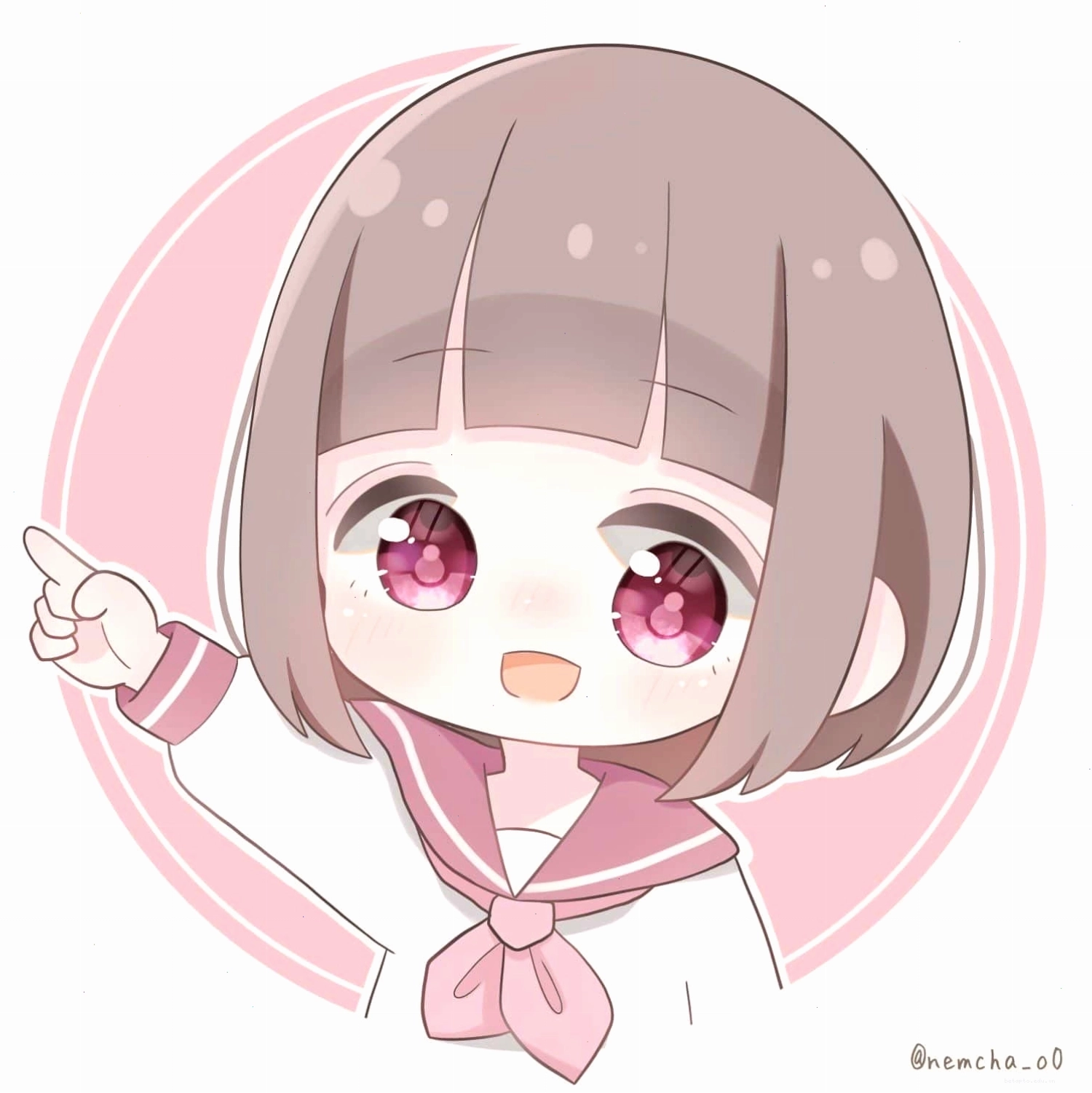 Avatar anime nữ chibi