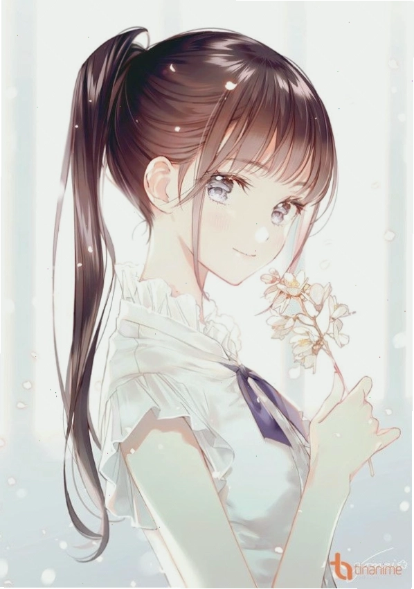 Avatar anime nữ ngầu với đôi mắt cuốn hút và trang phục ấn tượng