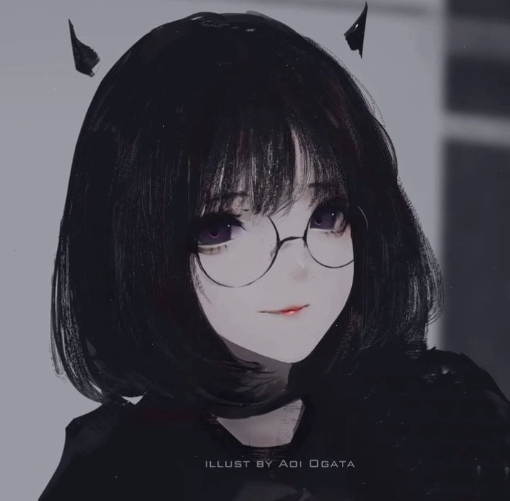 Avatar anime nữ ngầu với phong cách vẽ của Aoi Ogata