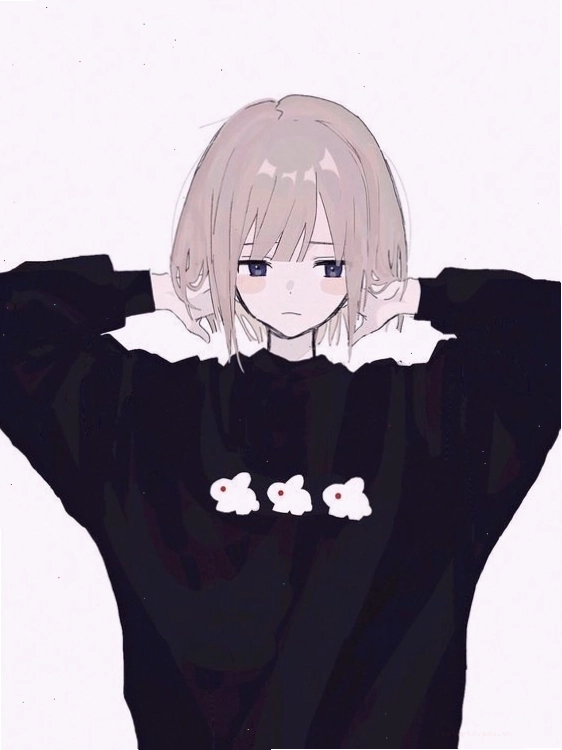 Avatar anime nữ tóc ngắn đẹp