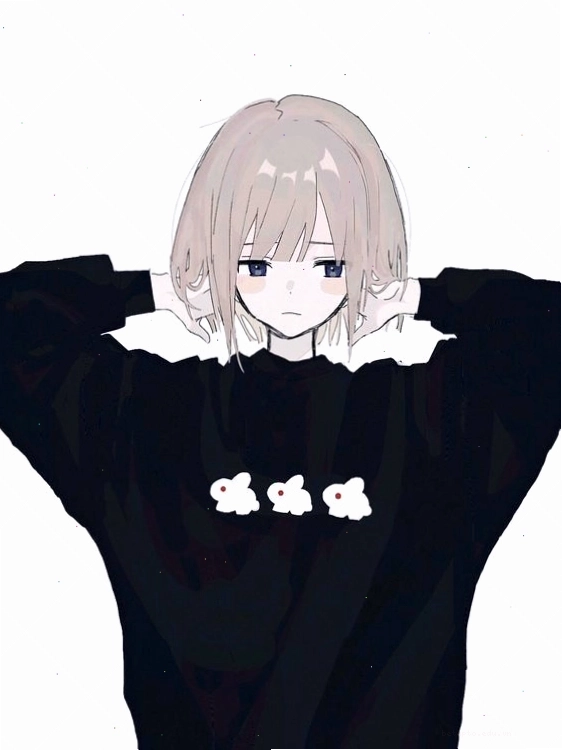 Avatar anime nữ tóc ngắn đẹp theo phong cách ngầu