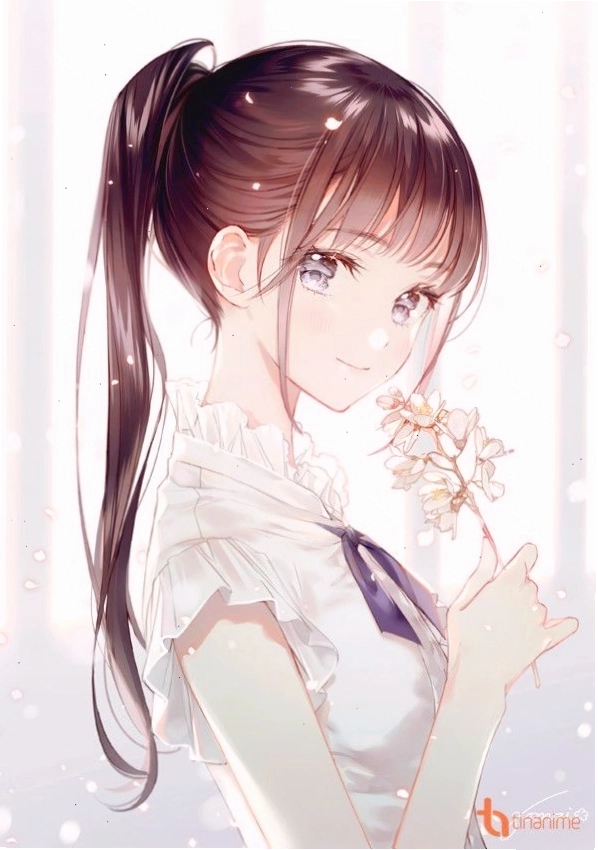 Avatar anime với họa tiết hoa văn tinh tế