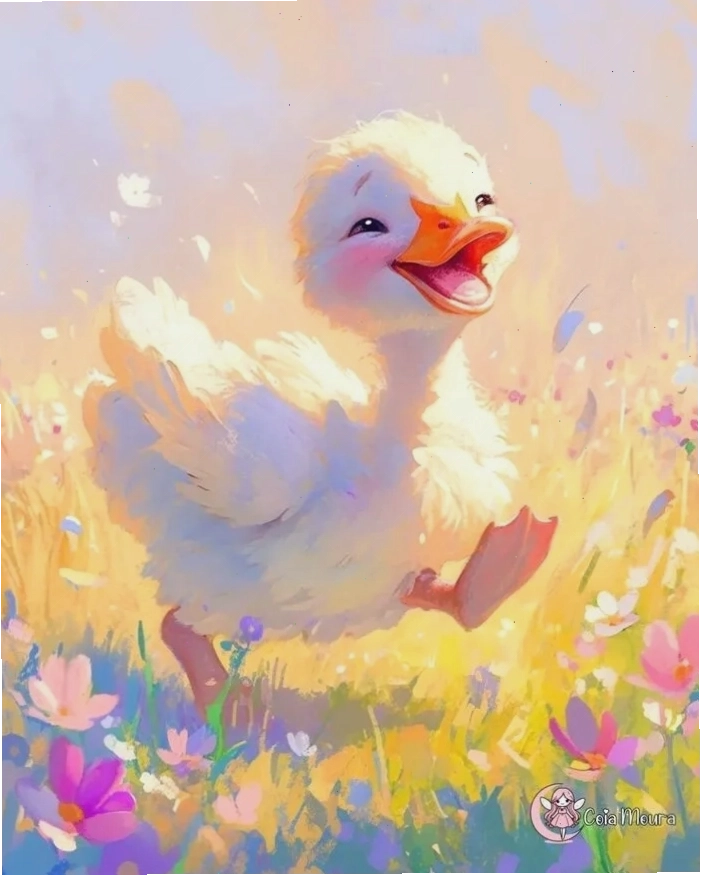 Avatar con vịt cute đang ngủ gật