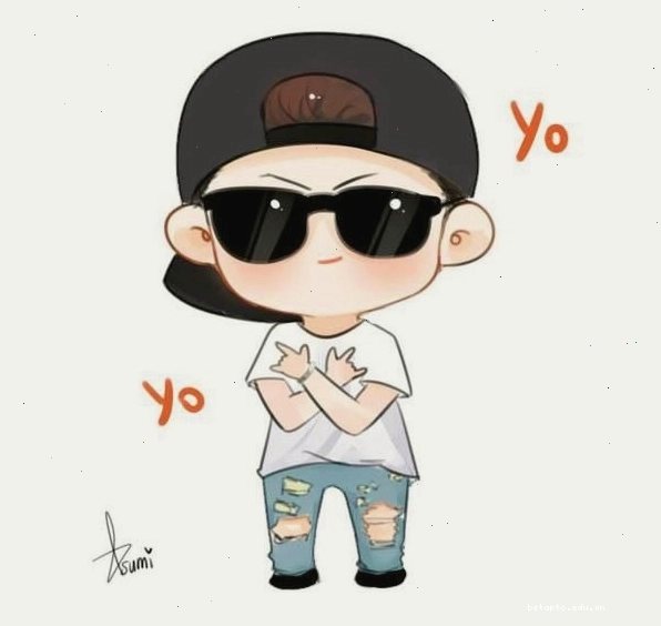Avatar cute nam theo phong cách chibi