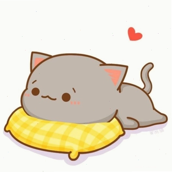 Avatar đôi mèo phong cách Anime tình cảm