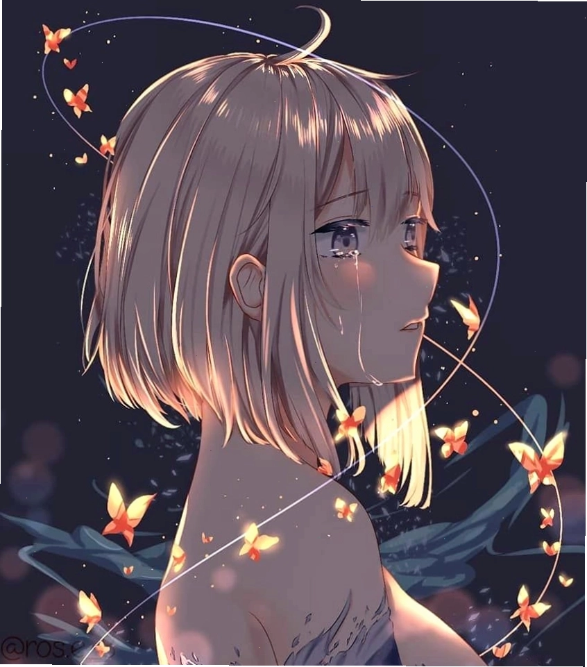 Avatar gái anime tóc dài