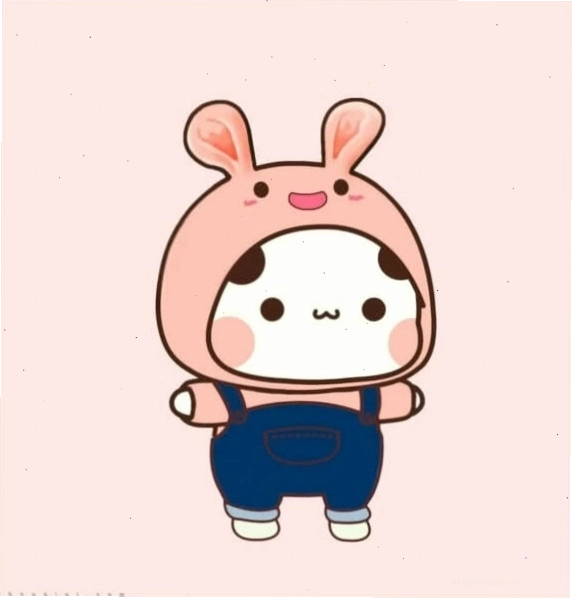 Avatar nữ cute với nụ cười tỏa nắng và trang phục màu hồng pastel