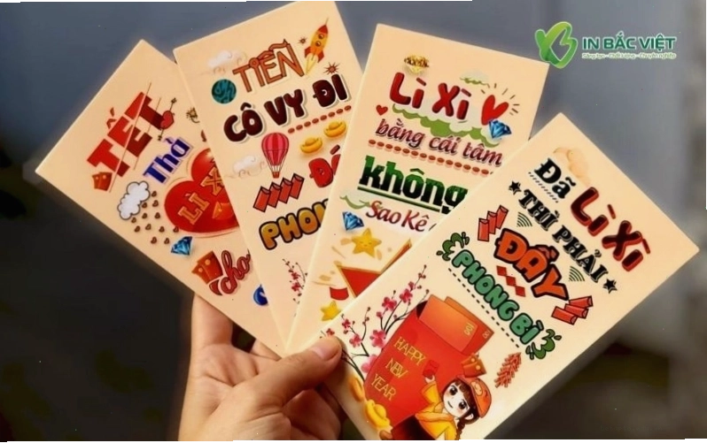 Báo giá in bao lì xì meme tại In Bắc Việt