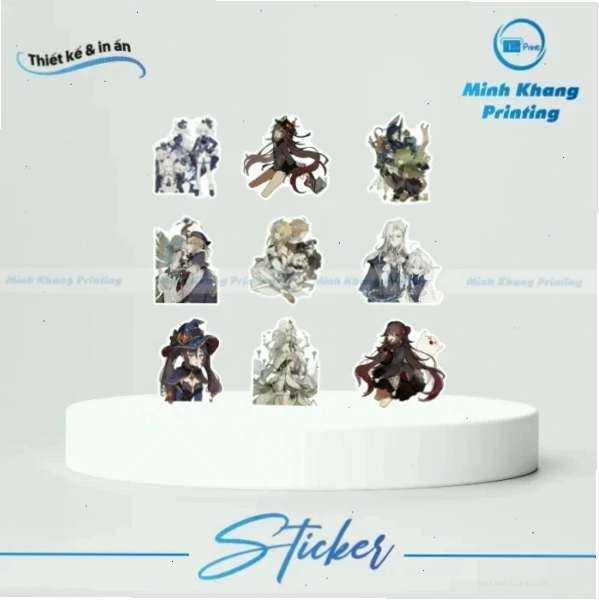 Bộ sưu tập sticker anime đa dạng màu sắc và hình ảnh