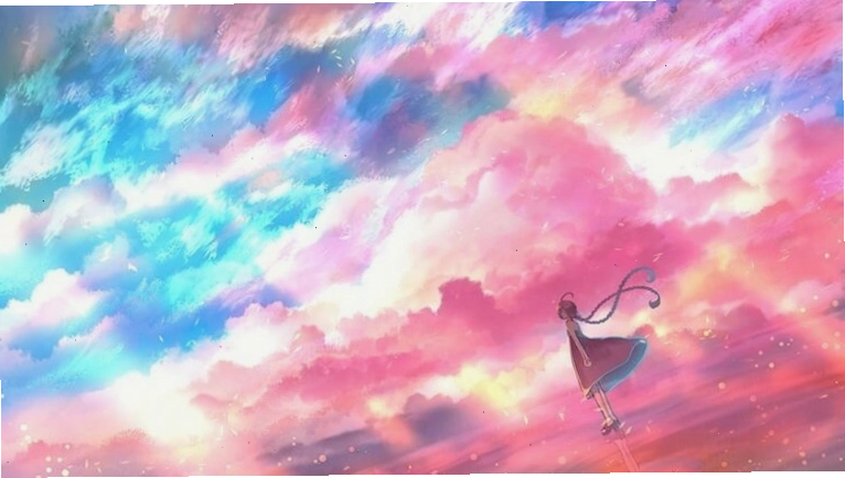 Bức tranh vẽ tay nhân vật anime với nét vẽ mềm mại và màu sắc hài hòa